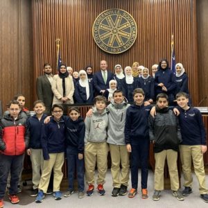 Beta Club Meets Mayor Knox White