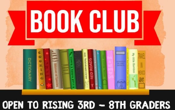 Book Club 2021-2022 for Rising 3rd – 8th Graders